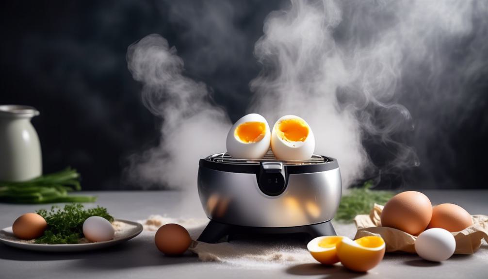 cooking eggs in air fryer